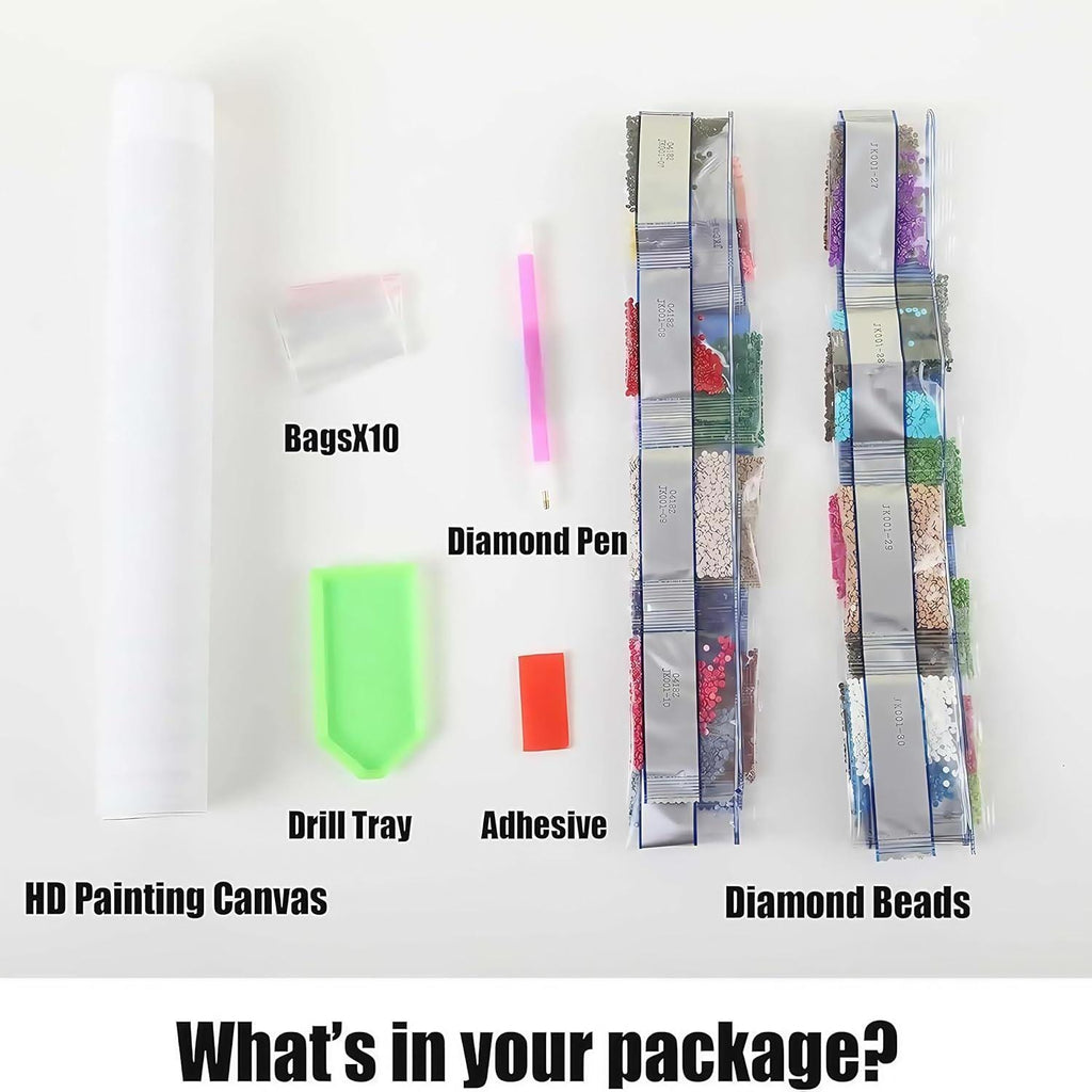 Abstract Van Gogh Diamond Painting Kit, Abstract Gem Art, DIY Craft